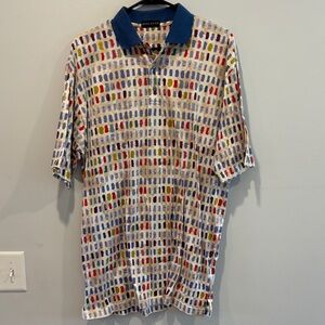 Piccini Colorful Pattern Polo Shirt